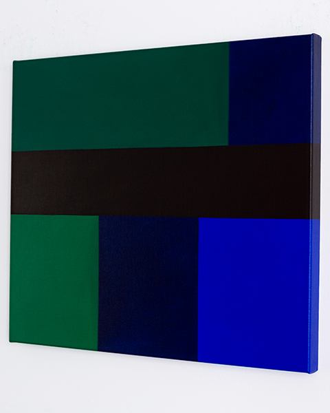 Gemaelde: Streifen konstruktiv Farbfeld minimalistisch KH#309