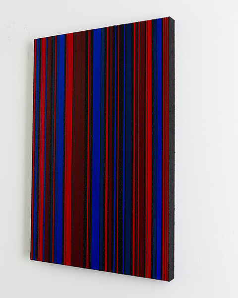 KH#347: Rhythmus und Qualit&auml;tskontrast in Rot, Blau und Schwarz